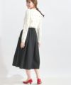 model：H165　着用サイズ：M　アイボリー