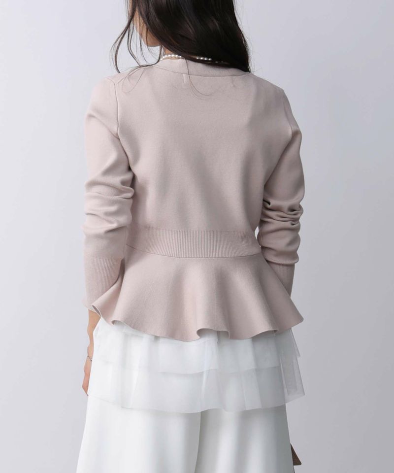 model：H160　着用サイズ：M　ピンクベージュ