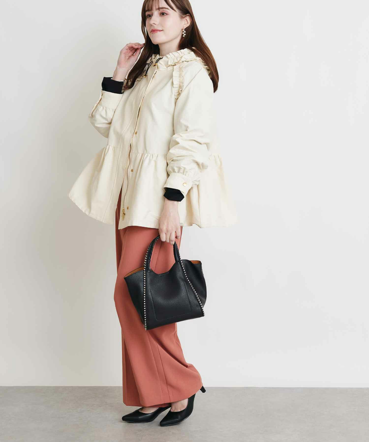 model：H167　着用サイズ：M　ブラック