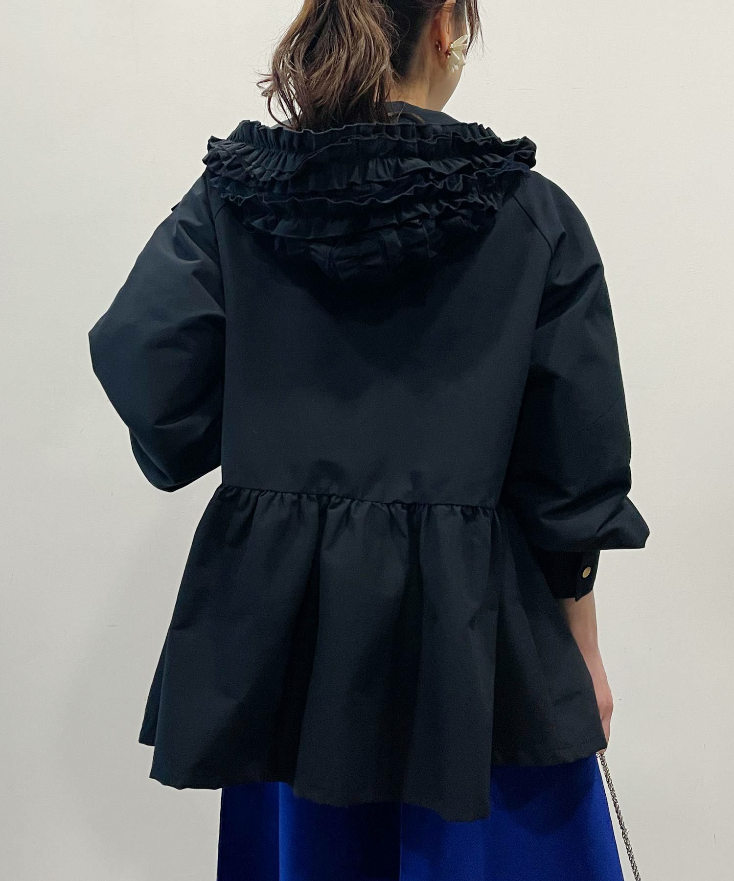 model：H164　着用サイズ：M　ネイビー
