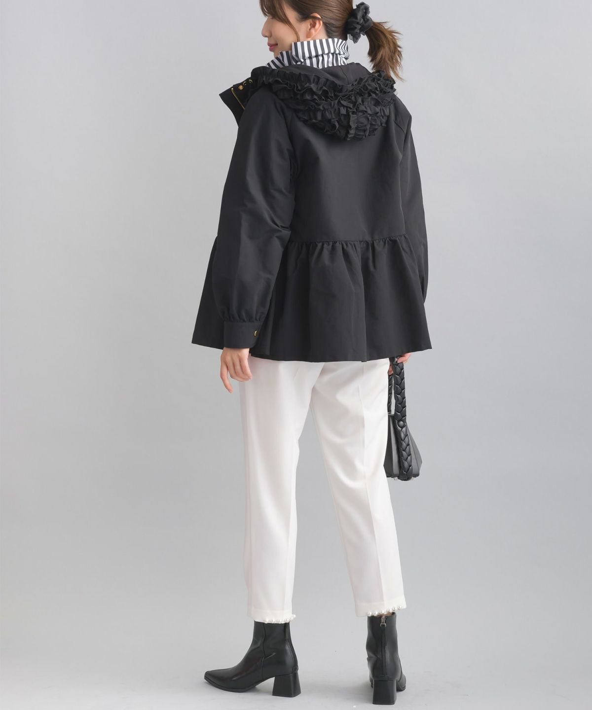 model：H167　着用サイズ：M　ブラック