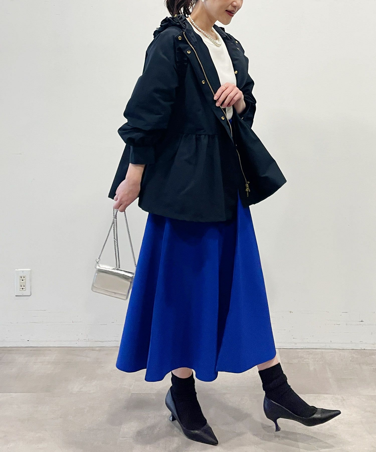 model：H167　着用サイズ：M　ブラック