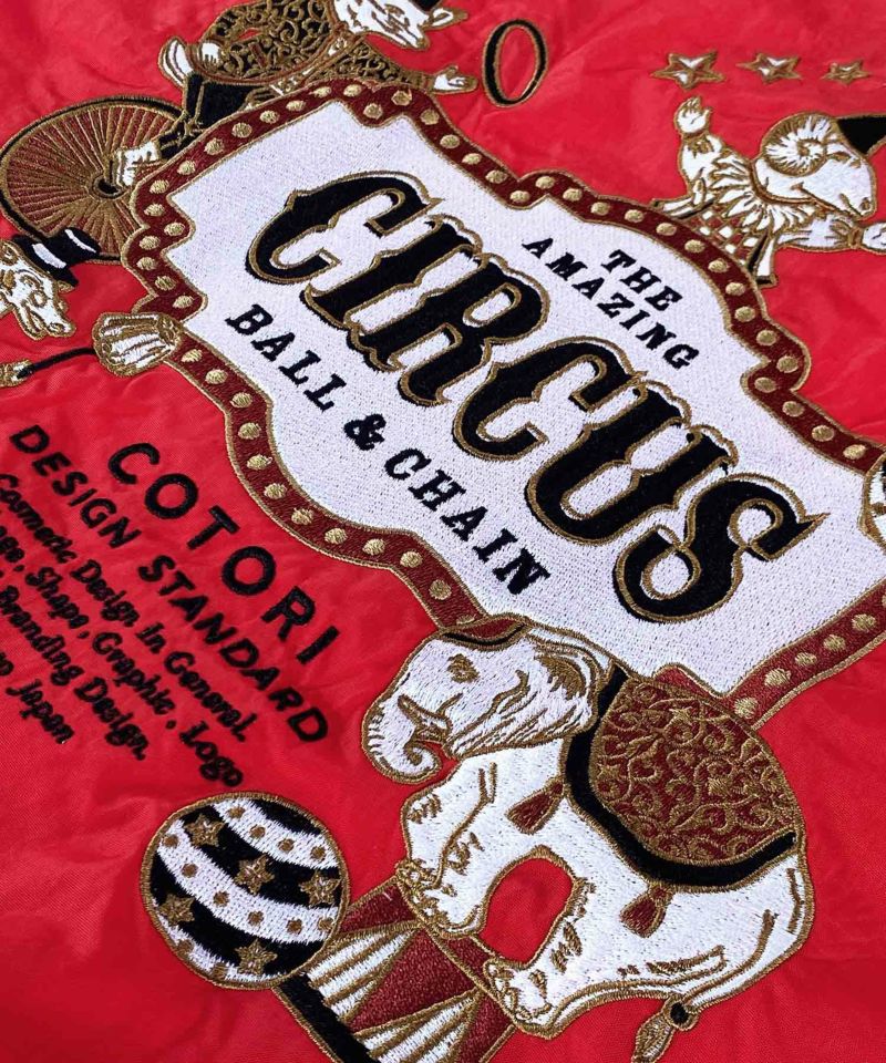 【WEB限定】[Ball&Chain]shopping bag-COTORI DESIGN STANDARD-CIRCUS(L)