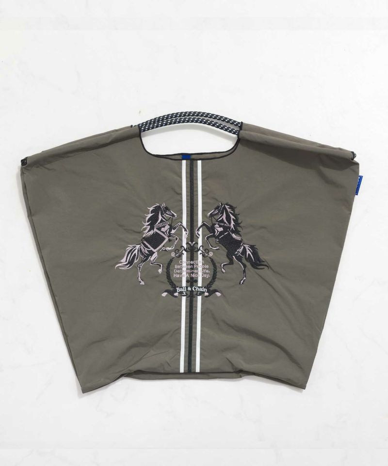 WEB限定】[Ball&Chain]shopping bag-TWIN HORSE(L) | PICCIN