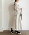 model：H164　着用サイズ：M　ライトグレー