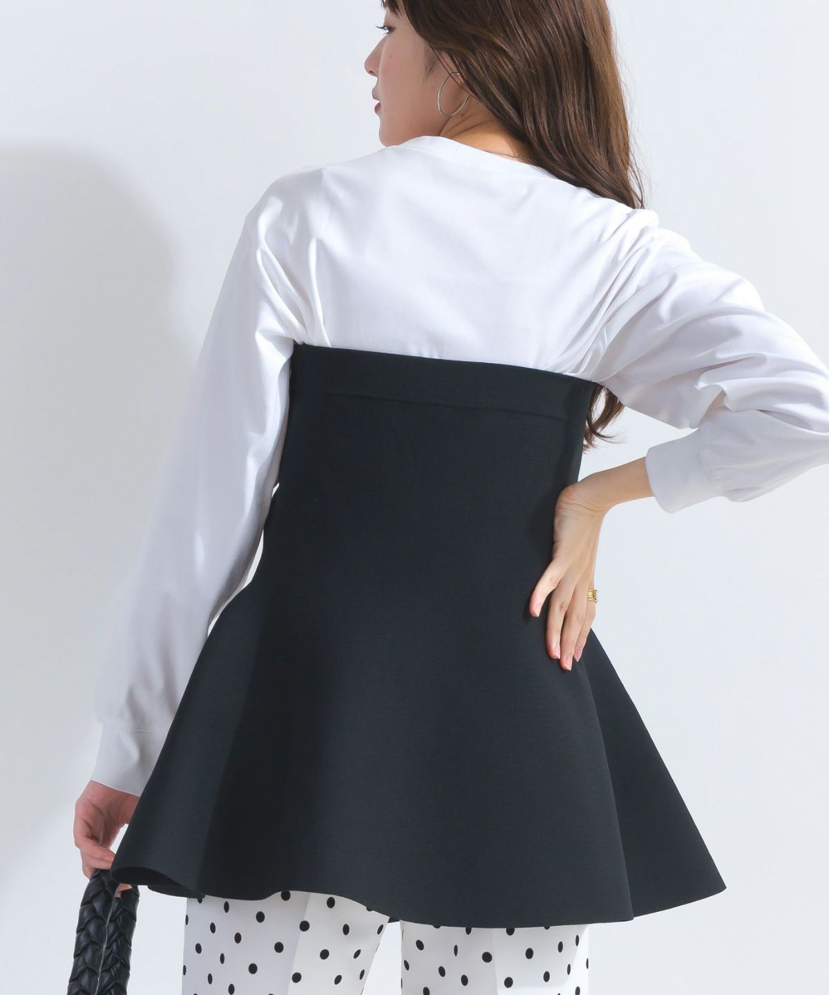 model：H165　着用サイズ：M　ブラック