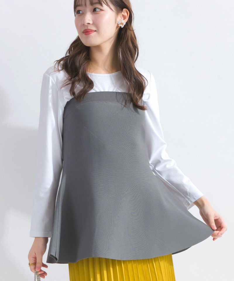 model：H165　着用サイズ：M　グレー