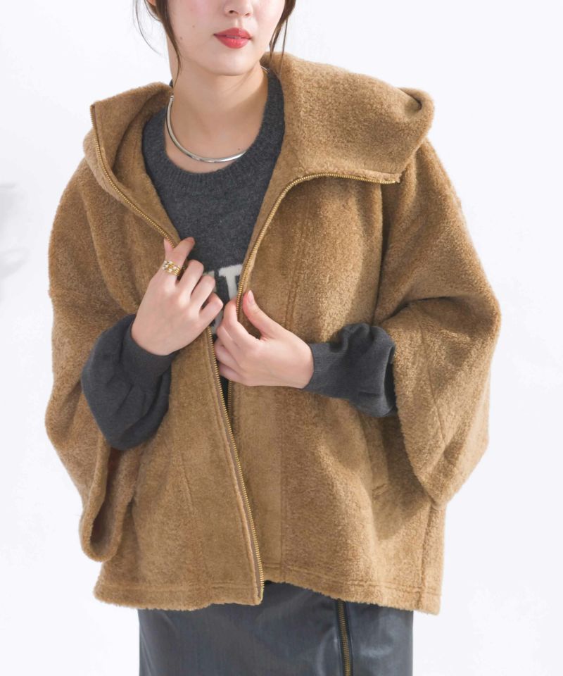 model：H165　着用サイズ：M　ブラウン