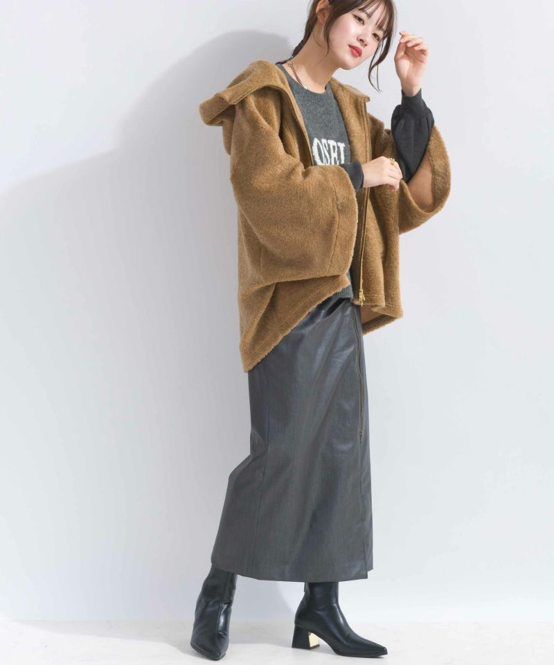 model：H165　着用サイズ：M　ブラウン