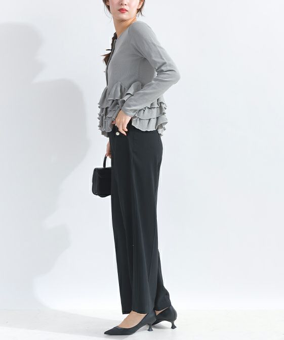 model：H165　着用サイズ：M　グレー