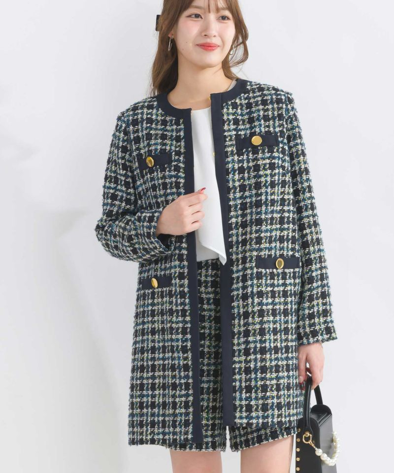 model：H165　着用サイズ：M　ブルー系その他