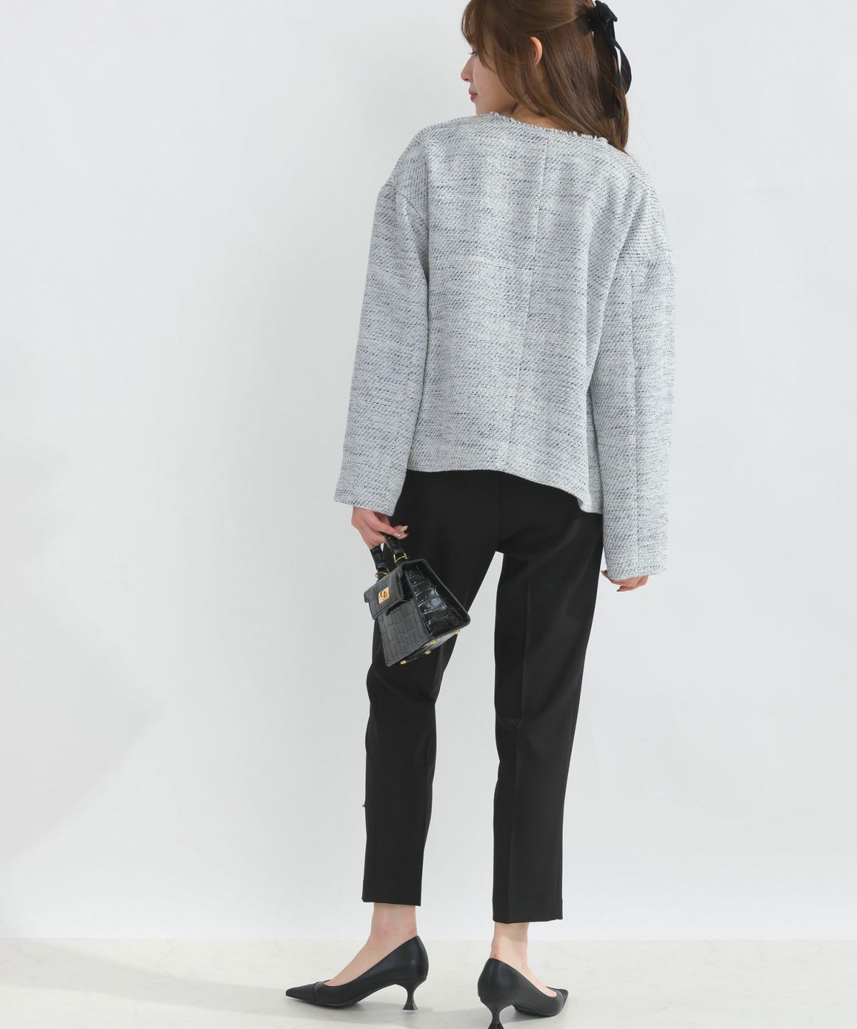 model：H165　着用サイズ：M　ブラック