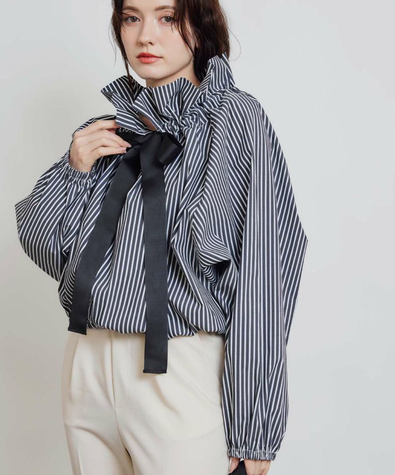 model：H155　着用サイズ：M　ブラック系その他