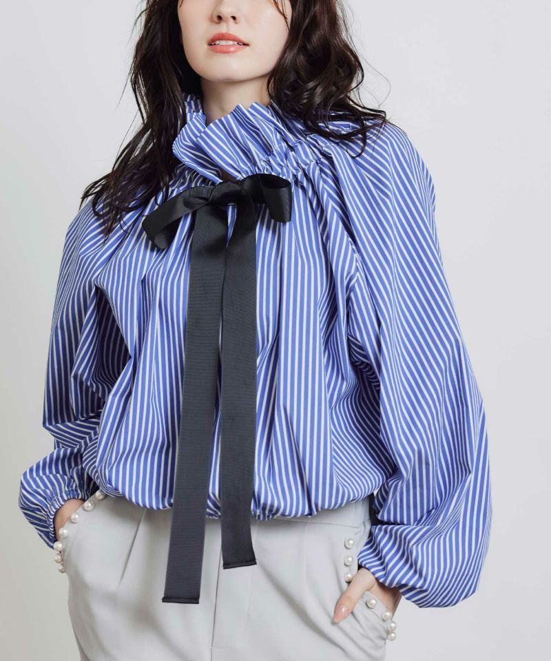 model：H155　着用サイズ：M　ブルー系その他