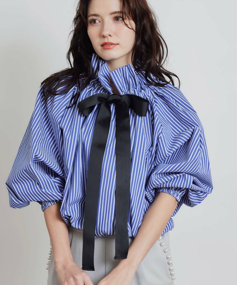 model：H155　着用サイズ：M　ブルー系その他