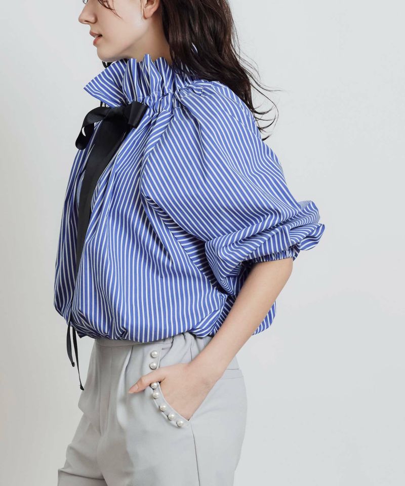 model：H155　着用サイズ：M　ブルー系その他