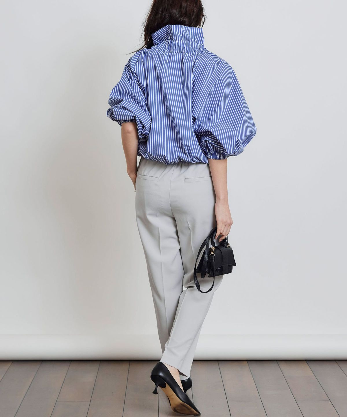 model：H155　着用サイズ：M　ブルー系その他