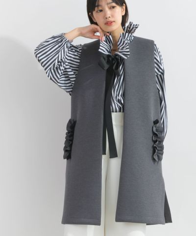美品　PICCIN PERLA ポケットパールツイードマーメイド ワンピース　M