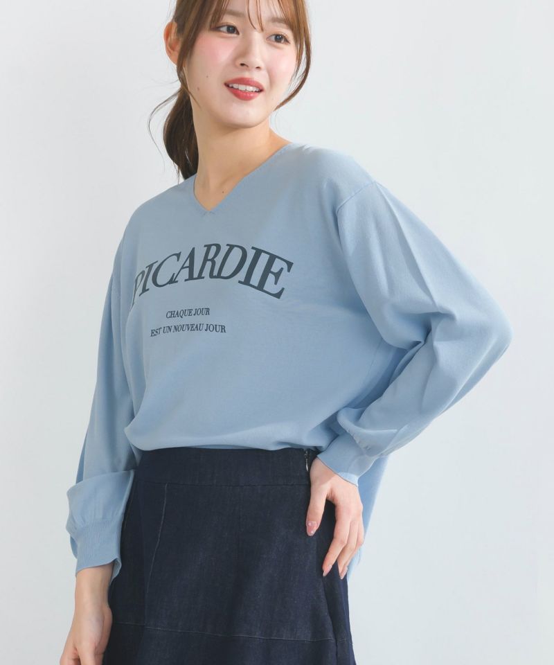 model：H165　着用サイズ：M　ブルー