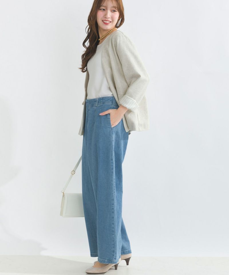 model：H165　着用サイズ：M　オフホワイト