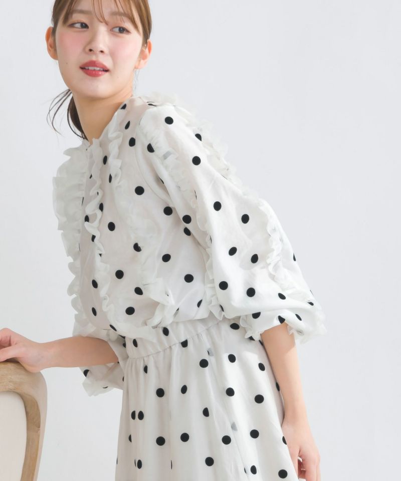 model：H165　着用サイズ：M　オフホワイト　セットアップで