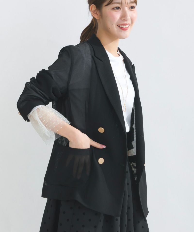 model：H165　着用サイズ：M　ブラック