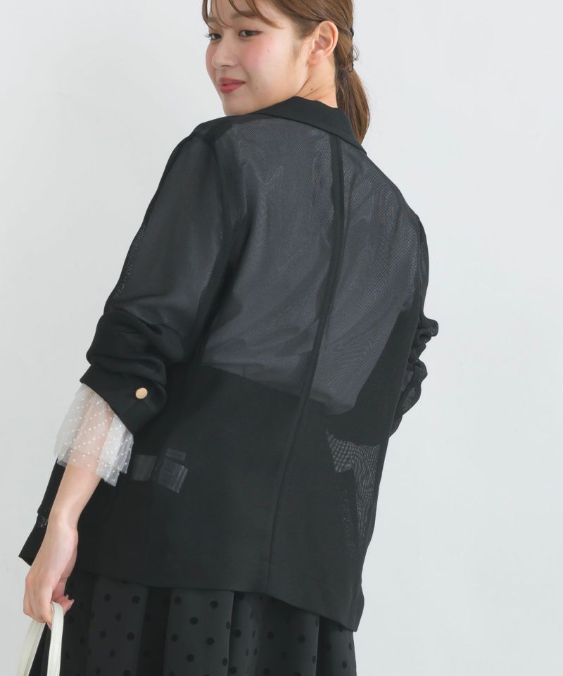 model：H165　着用サイズ：M　ブラック