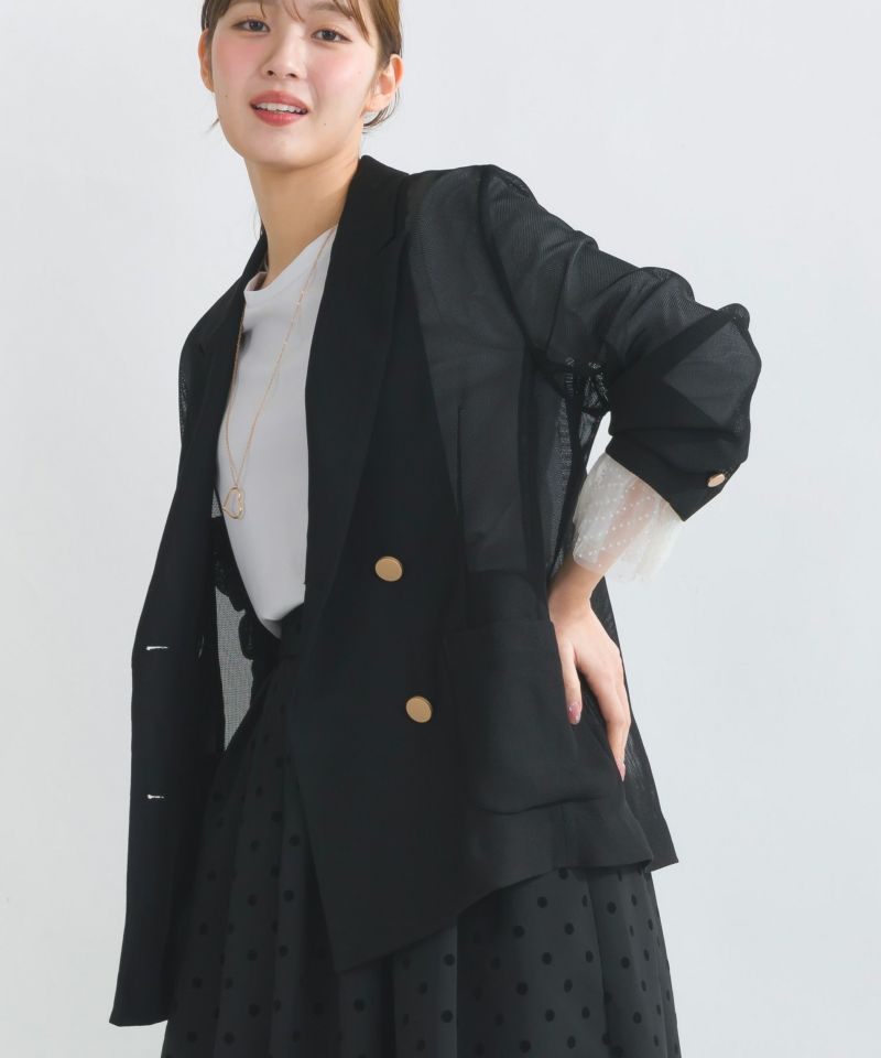 model：H165　着用サイズ：M　ブラック