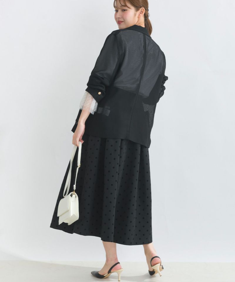 model：H165　着用サイズ：M　ブラック