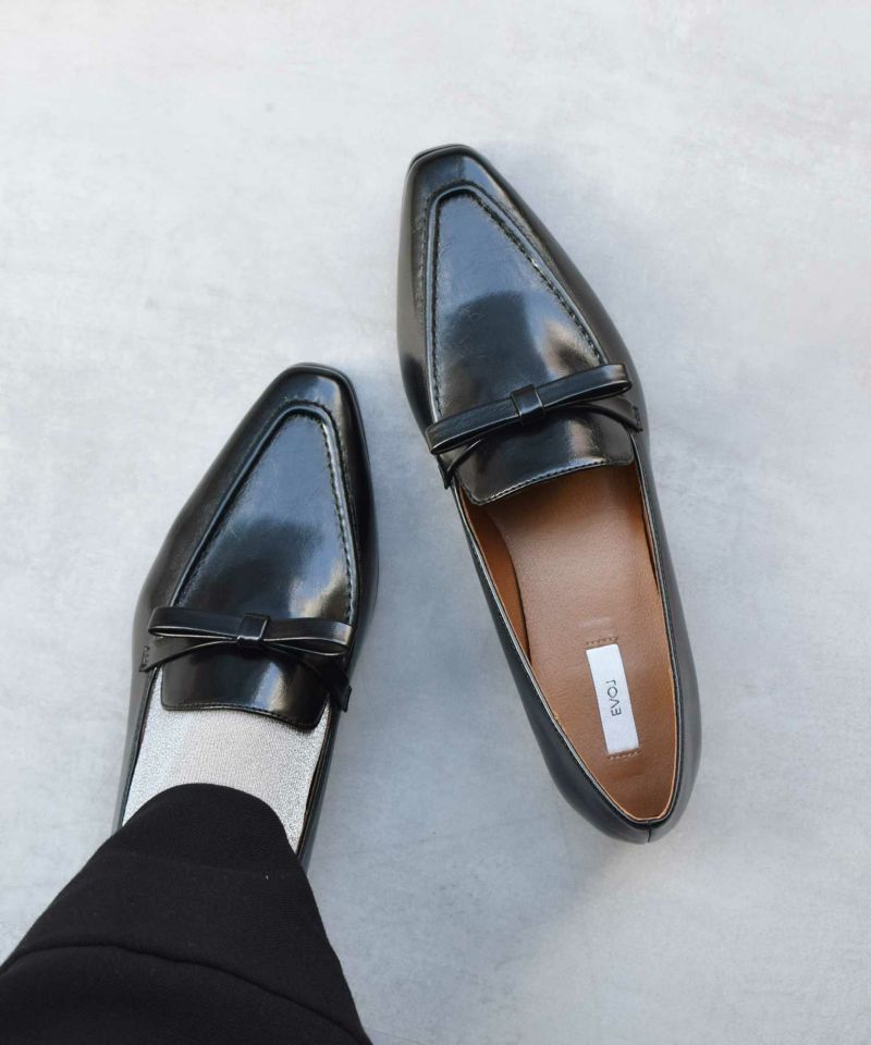epine リボンフリンジローファー ブラウン epine リボンフリンジローファー ブラウン ribbon fringe Loafer