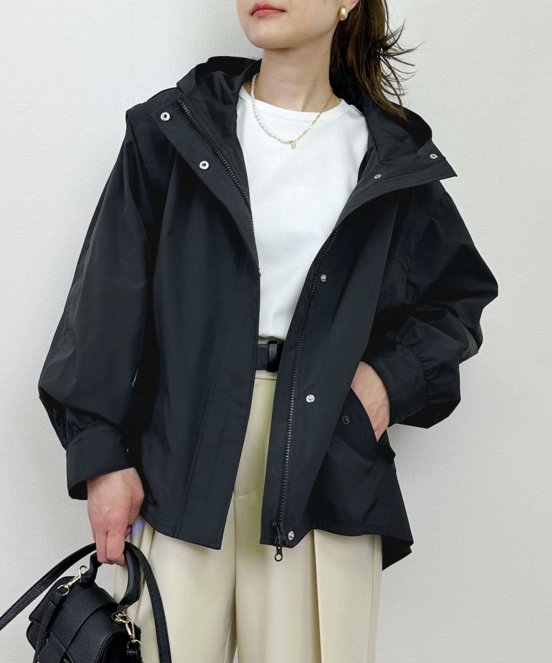 model：H164　着用サイズ：M　ブラック