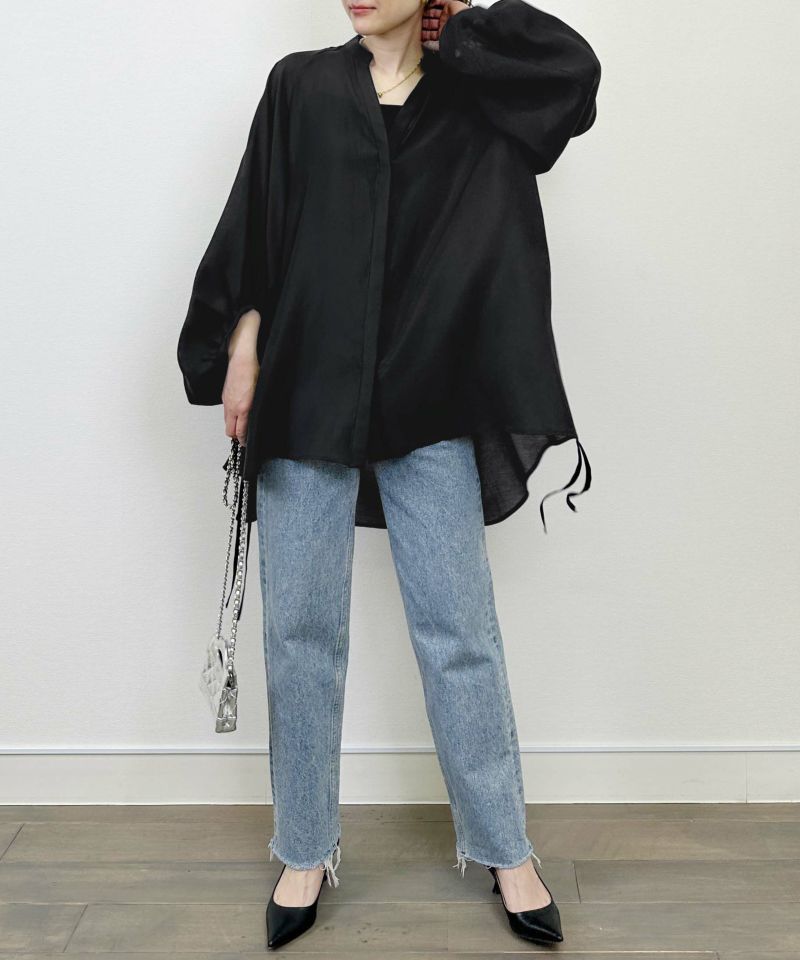 model：H164　着用サイズ：M　ブラック