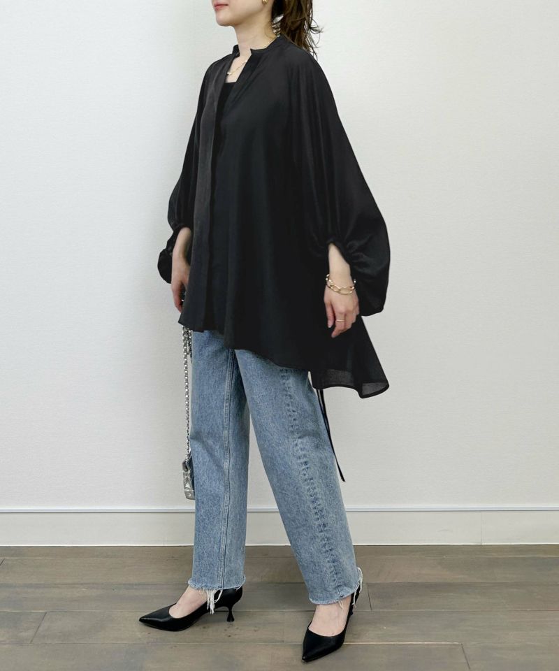 model：H164　着用サイズ：M　ブラック