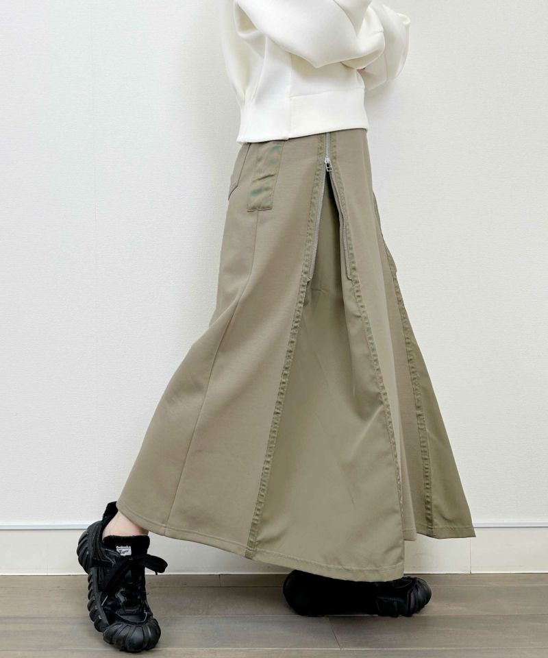 model：H164　着用サイズ：M　カーキ