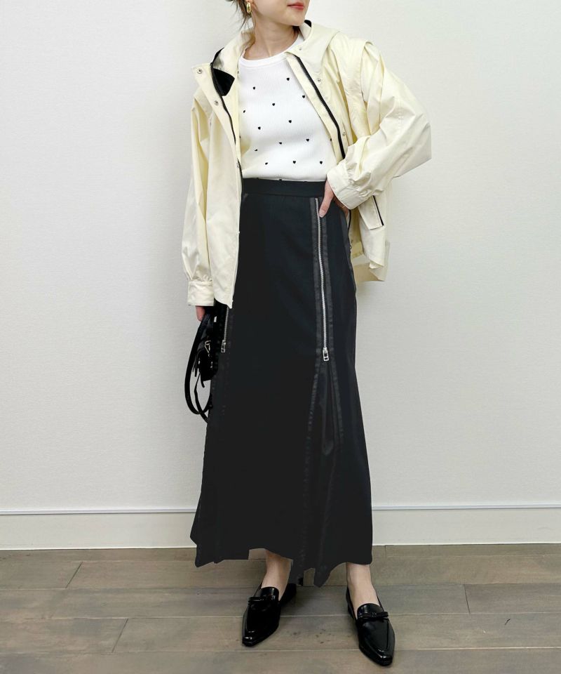 model：H164　着用サイズ：M　ブラック