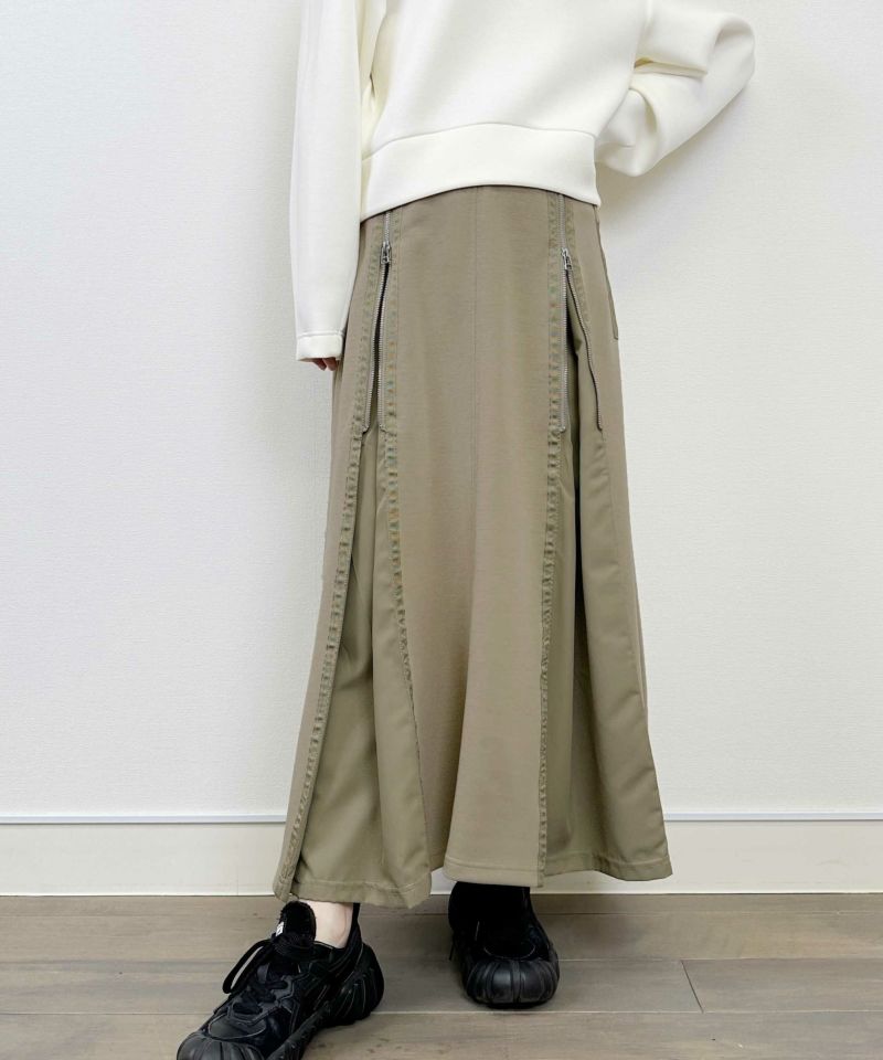 model：H164　着用サイズ：M　カーキ