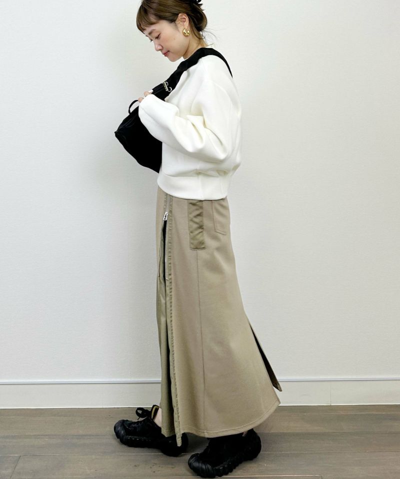model：H164　着用サイズ：M　カーキ
