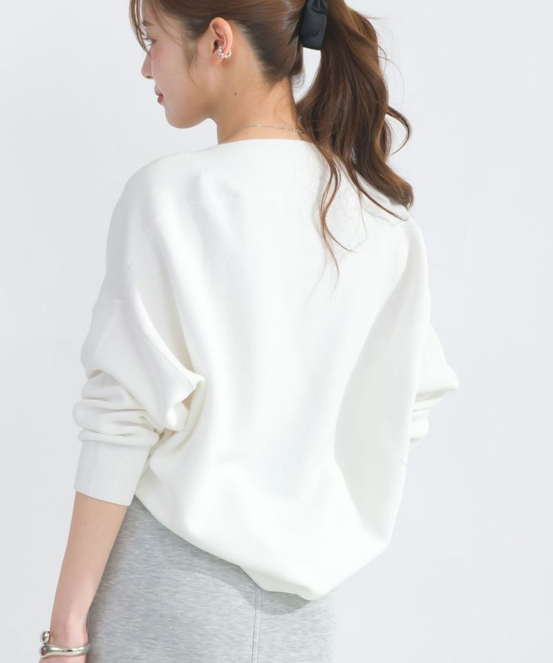 model：H165　着用サイズ：M　オフホワイト