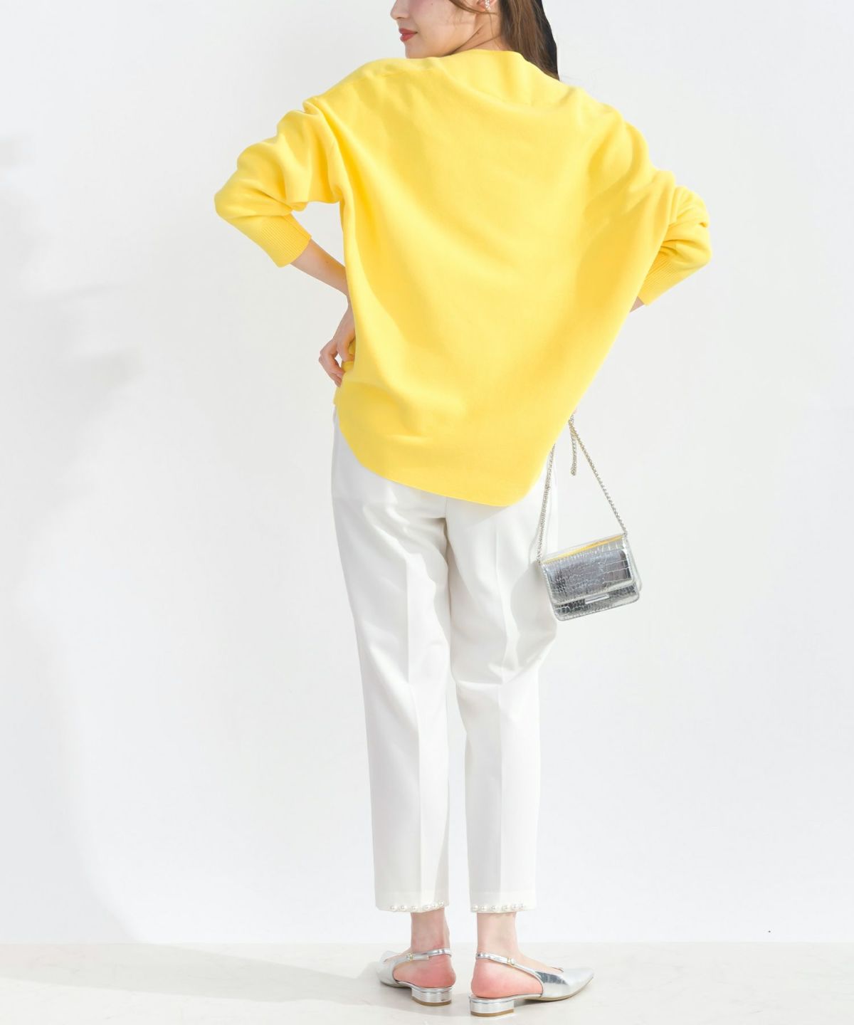 model：H165　着用サイズ：M　イエロー