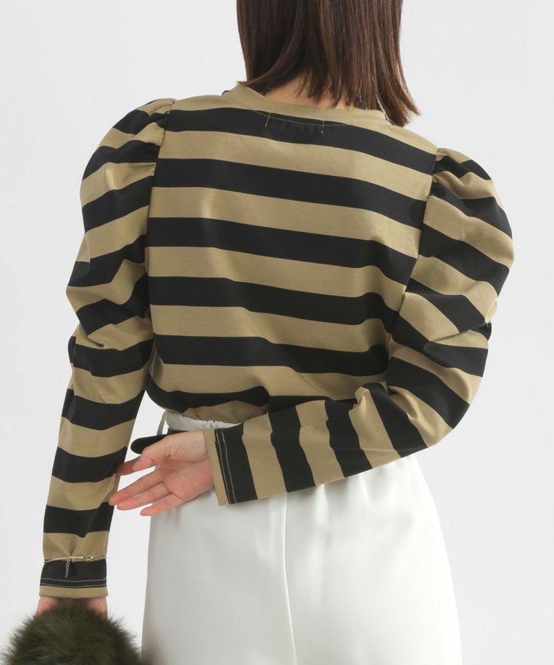 model：H162　着用サイズ：M　モカ