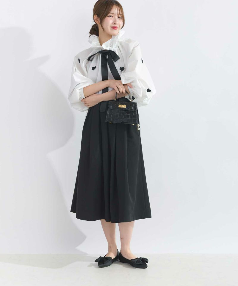 model：H165　着用サイズ：M　オフホワイト