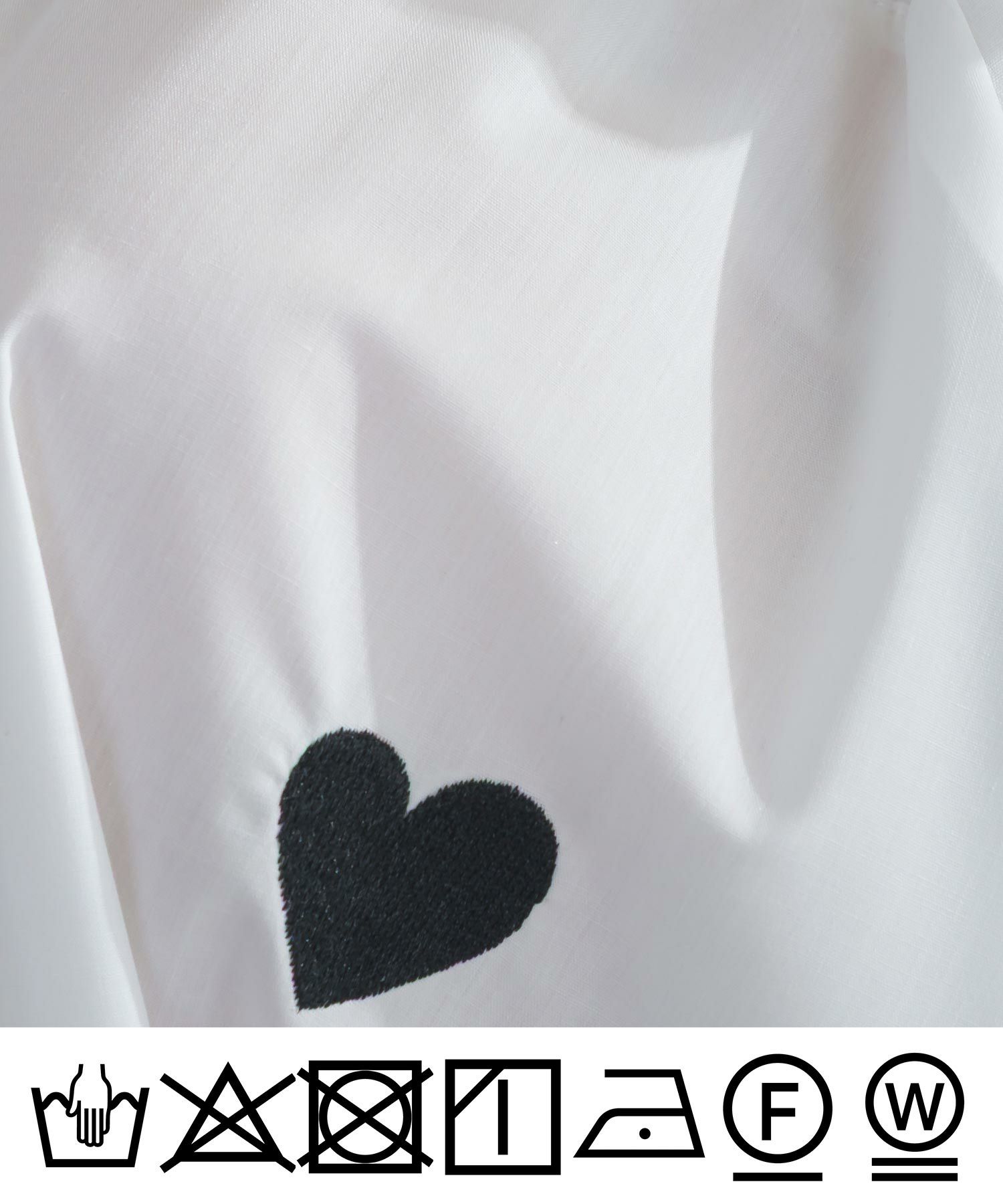 グッチ　ハート刺繍　シャツ　ブラウス　ストライプ　リボン　コットン　シルク　総柄 グッチハート刺繍シャツブラウスストライプリボンコットンシルク総柄