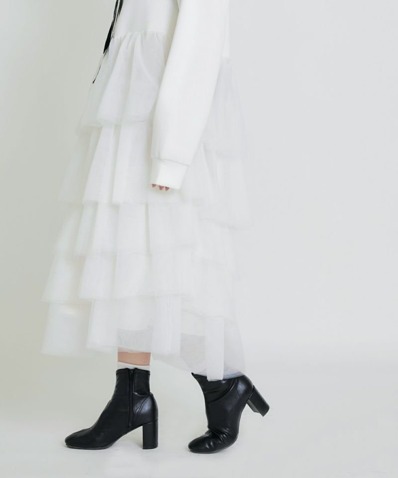 model：H155　着用サイズ：M　オフホワイト