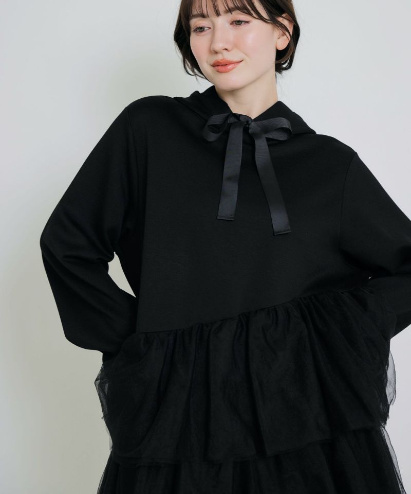 model：H155　着用サイズ：M　ブラック