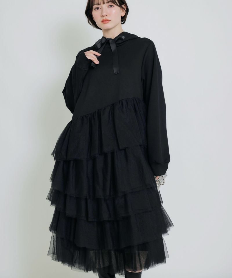 model：H155　着用サイズ：M　ブラック