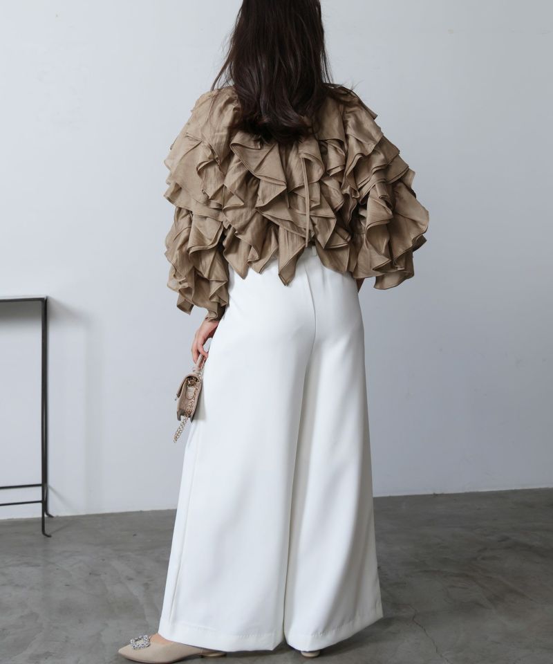 model：H160　着用サイズ：M　キャメル