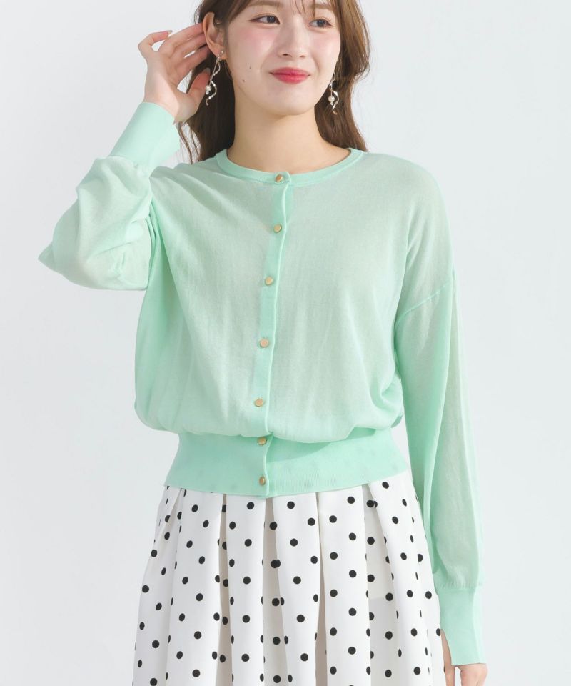 model：H165　着用サイズ：M　グリーン