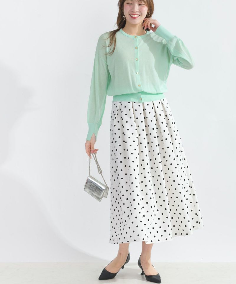 model：H165　着用サイズ：M　グリーン