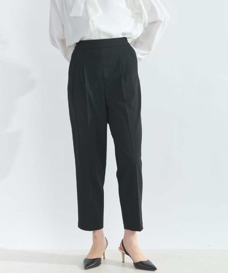 WEB限定】ストレッチツイルフロントタックパンツ | PICCIN