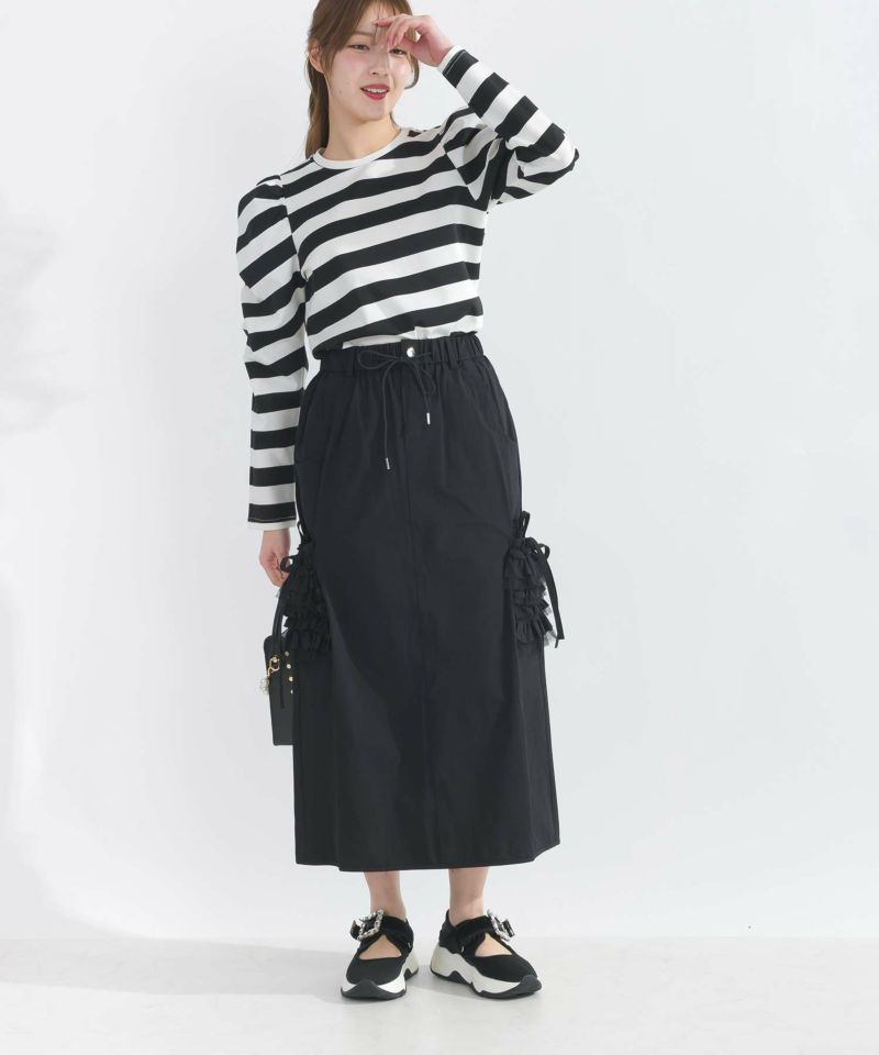 model：H165　着用サイズ：M　ブラック